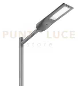 Faro solare stradale led aureus antracite 20w 1600lm 4000k con pann