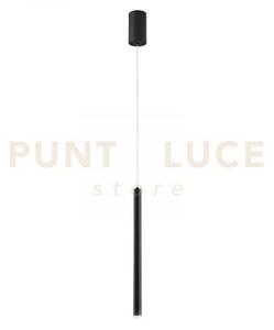 Lampadario a sospensione led pype nera 5w 470lm cct 3000 4000 6500k