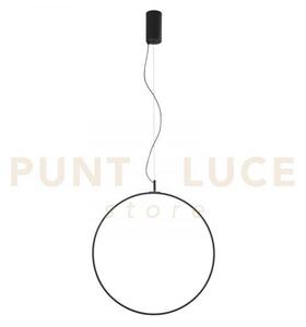 Lampadario a sospensione led toorx nera 28w 3580lm cct 3000 4000 65
