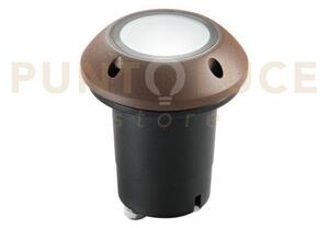 Faro carrabile a incasso hummer up bronzo 1 luce attacco gu10 ip67 