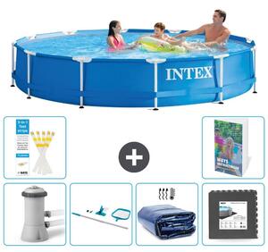 Piscina fuori terra a struttura - 366x76 cm - 5 pezzi - Modello S217