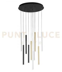 Lampadario a sospensione led pype multicolore 50w 4700lm cct 3000 4