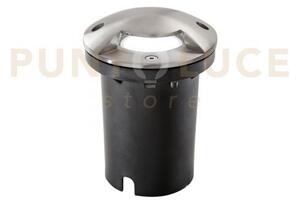 Faro carrabile a incasso hummer acciaio 1 luce attacco gu10 ip67 10