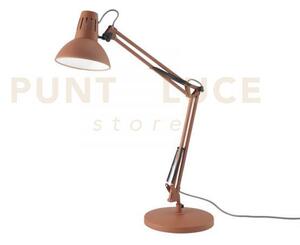 Lampada da scrivania artifex arancione 1 luce attacco e27 23x23x73