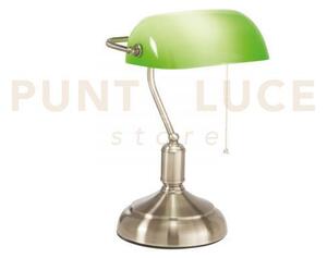 Lampada da tavolo marshall verde 1 luce attacco e27 26x18x40cm in m