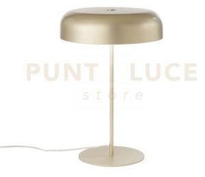 Lampada da tavolo iceman oro 2 luci attacco e14 30x30x45cm in metallo