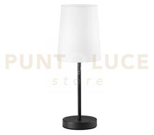 Lampada da tavolo sally nera 1 luce attacco e14 15x15x41,8cm in met
