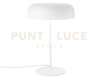 Lampada da tavolo iceman bianca 2 luci attacco e14 30x30x45cm in me