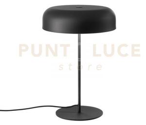 Lampada da tavolo iceman nera 2 luci attacco e14 30x30x45cm in metallo