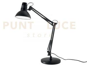 Lampada da scrivania artifex nera 1 luce attacco e27 23x23x73,8cm r