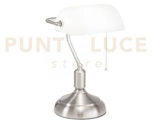 Lampada da tavolo marshall bianco latte 1 luce attacco e27 26x18x40