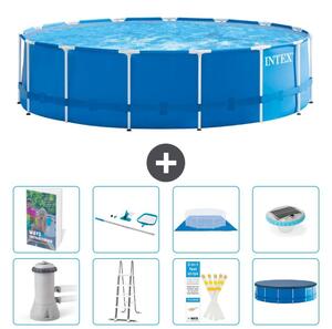 Piscina fuori terra a struttura - 457x122 cm - 7 pezzi - Modello S595
