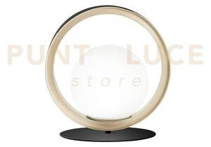 Lampadario a sospensione sonetto nera e oro 1 luce attacco g9 24x24