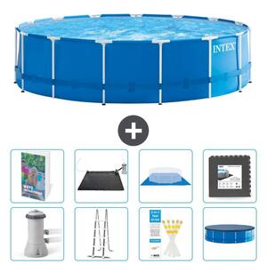 Piscina autoportante rettangolare - 457x122 cm - 7 pezzi - Modello S543