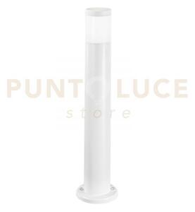 Paletto focus bianco tondo 1 luce attacco gu10 ip65 17,5x77,5cm