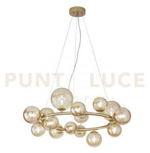 Lampadario a sospensione honey oro 16 luci attacco g9 82x82x161cm i