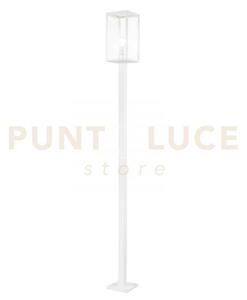 Palo mirage bianco 1 luce attacco e27 ip44 x17x17x199,5cm in metall