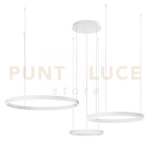 Lampadario a sospensione led akrobat 3 cerchi bianca 180w 20620lm c
