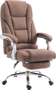 Sedia ergonomica da ufficio - Sedia da ufficio - Altezza del sedile regolabile in continuo. Colore: marrone