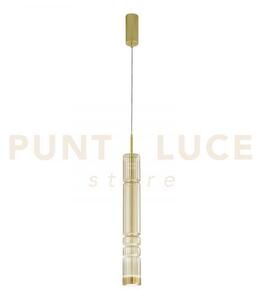 Lampadario a sospensione led crookes ambra 8w 800lm 3000k 8x8x234cm