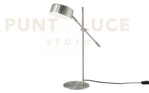 Lampada da tavolo eiffel orientabile nickel 1 luce attacco e14 42x1