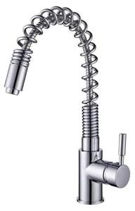 Miscelatore per lavabo con aeratore e regolatore di flusso - cromato, 370 x 210 mm
