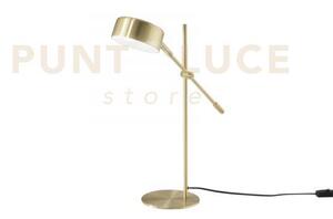 Lampada da tavolo eiffel orientabile oro 1 luce attacco e14 42x16x5