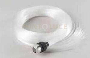 Led-optical-500 kit 500 fili fibra ottica 500x0.1cm rgb+4000k per c