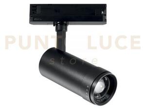 Faro binario explorer in alluminio nero led 30w 2815lm 3000k 16,7x1