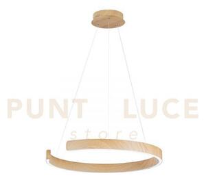 Lampadario a sospensione led navel legno 30w 3900lm cct 3000 4000 6