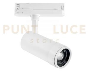 Faro binario explorer in alluminio bianco led 30w 2815lm 4000k 16,7