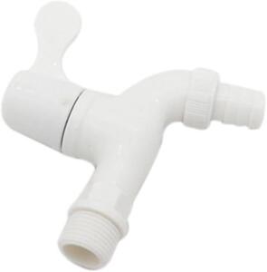 Rubinetto - Rubinetto da cucina - Rubinetto - Acqua fredda - Plastica leggera - 11 x 10 x 2 cm - Bianco