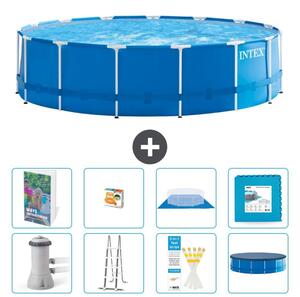 Piscina autoportante rettangolare - 457x122 cm - 7 pezzi - Modello S570