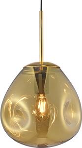 Leitmotiv - Lampada a sospensione in vetro soffiato, piccola - Oro