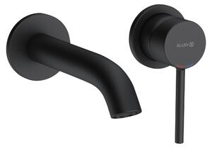 Rubinetto per lavabo da bagno con bocchetta fissa - Nero opaco - 382443976