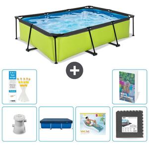 Piscina fuori terra rettangolare - 300x200x65 cm - 5 pezzi - Modello S223