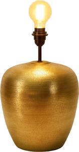 Lampada da tavolo Camden, base in alluminio dorato, attacco E27, decorazioni artigianali marocchine, 39 cm