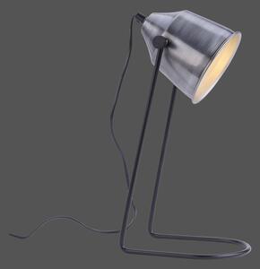 Lampada da tavolo, ferro, stile industriale, regolabile, H 43,5 cm