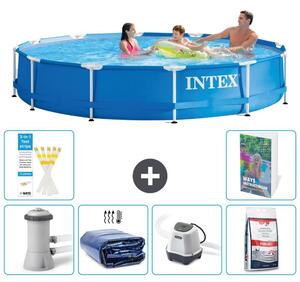 Piscina fuori terra a struttura - 366x76 cm - 5 pezzi - Modello S329