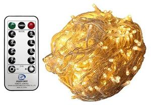 Luci LED da fata Albero di Natale Luci LED da fata decorative Timer 8 programmi Luci di Natale : Bianco caldo 960 LED 76 m Trasparente Colore della luce: Bianco caldo Numero di LED / lunghezza: 960 LED 76 m Colore del cavo: Trasparente