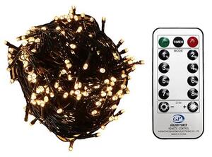 Luci LED da fata Albero di Natale Luci LED da fata decorative Timer 8 programmi Luci di Natale : Bianco caldo 960 LED 76 m Verde Colore della luce: Bianco caldo Numero di LED / lunghezza: 960 LED 76 m Colore del cavo: Verde