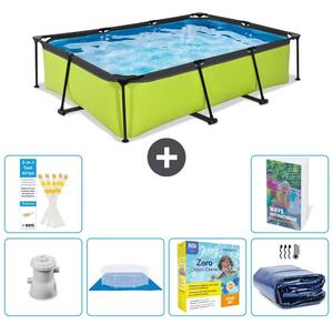 Piscina fuori terra rettangolare - 300x200x65 cm - 5 pezzi - Modello S245