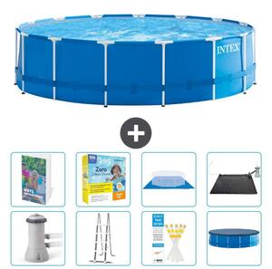 Piscina autoportante rettangolare - 457x122 cm - 7 pezzi - Modello S582