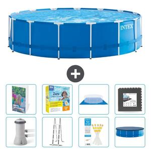 Piscina fuori terra a struttura - 457x122 cm - 7 pezzi - Modello S607