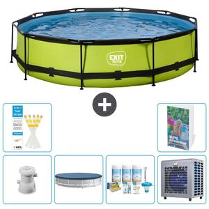 Piscina gonfiabile rettangolare - 360x76 cm - Set da 5 pezzi - Modello S264