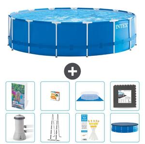 Piscina fuori terra a struttura - 457x122 cm - 7 pezzi - Modello S525