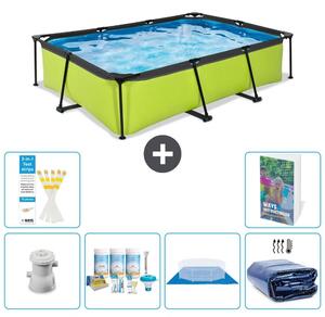 Piscina fuori terra rettangolare - 300x200x65 cm - 5 pezzi - Modello S289