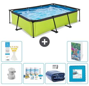 Piscina fuori terra rettangolare - 300x200x65 cm - 5 pezzi - Modello S188