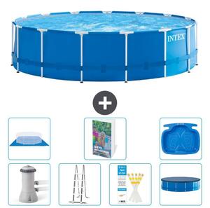 Piscina fuori terra a struttura - 457x122 cm - 6 pezzi - Modello S662