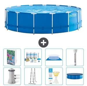 Piscina fuori terra a struttura - 457x122 cm - 7 pezzi - Modello S574